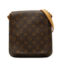 Louis Vuitton Monogram Musette Salsa Short Shoulder Bag Brown Leather