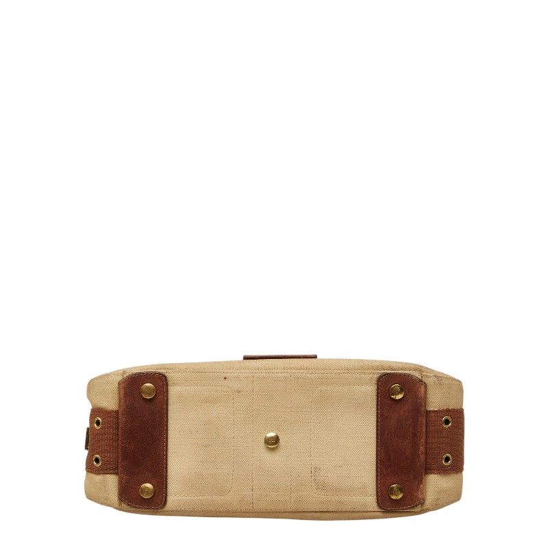 Dior Street Chic Shoulder Bag Beige Brown Leather — view 3