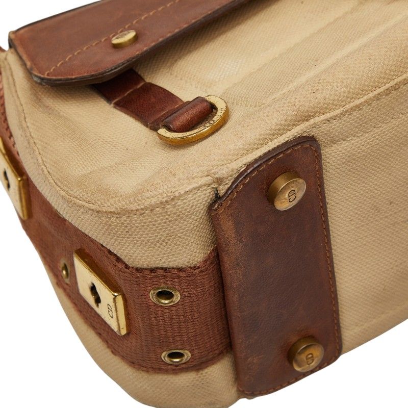 Dior Street Chic Shoulder Bag Beige Brown Leather — view 5