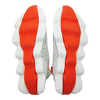 Hermes Logo Cles Sneakers Slip on 41.5 White Orange Fabric — view 5