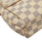 Louis Vuitton Damier Azur Croisette 2-Way Shoulder Bag White Leather — view 5