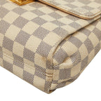 Louis Vuitton Damier Azur Croisette 2-Way Shoulder Bag White Leather — view 4
