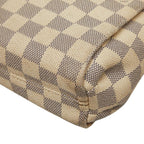 Louis Vuitton Damier Azur Croisette 2-Way Shoulder Bag White Leather — view 6