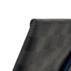 Louis Vuitton Damier Graphite Alpha Triple Pouch Set of 3 Clutch Black Leather — view 6