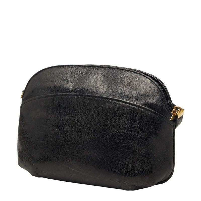 Dior Crossbody Shoulder Bag Black Leather — view 2