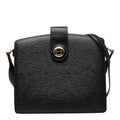 Louis Vuitton Epi Capuchin Shoulder Bag Black Noir Leather