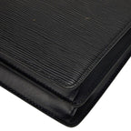 Louis Vuitton Epi Capuchin Shoulder Bag Black Noir Leather — view 7