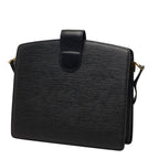 Louis Vuitton Epi Capuchin Shoulder Bag Black Noir Leather — view 2