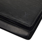Louis Vuitton Epi Capuchin Shoulder Bag Black Noir Leather — view 6