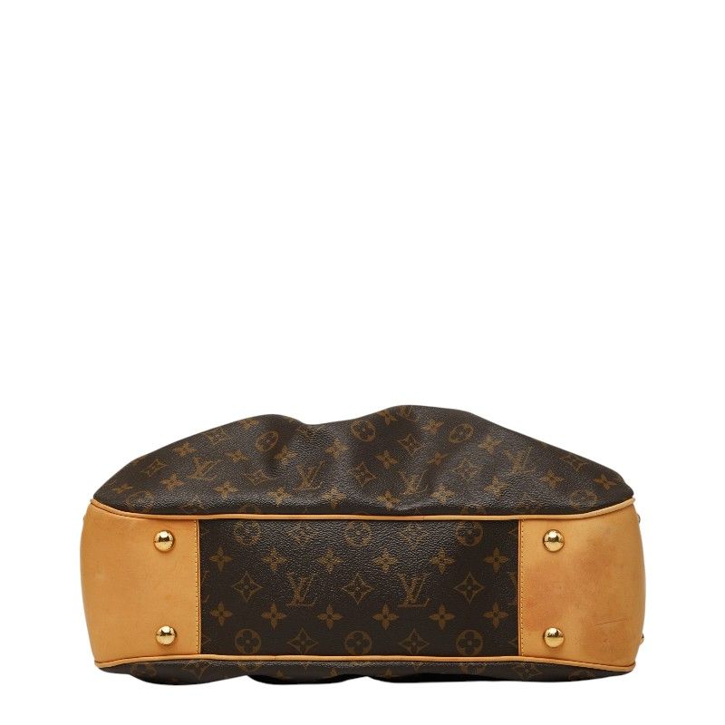 Louis Vuitton Monogram Boetie MM Tote Brown Leather — view 3