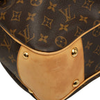 Louis Vuitton Monogram Boetie MM Tote Brown Leather — view 7