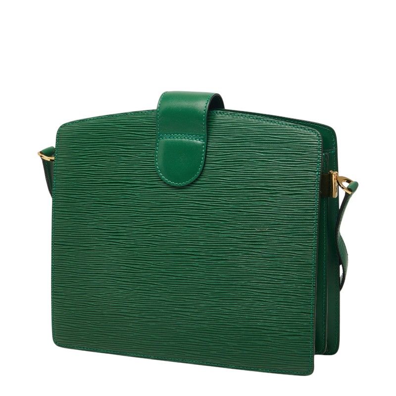 Louis Vuitton Epi Capuchin Crossbody Shoulder Bag Borneo Green Leather — view 2