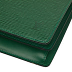 Louis Vuitton Epi Capuchin Crossbody Shoulder Bag Borneo Green Leather — view 6