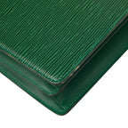 Louis Vuitton Epi Capuchin Crossbody Shoulder Bag Borneo Green Leather — view 8