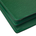 Louis Vuitton Epi Capuchin Crossbody Shoulder Bag Borneo Green Leather — view 5