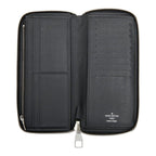 Louis Vuitton Damier Graphite Stickers Zippy Wallet Vertical Zip Around Black — view 8