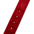 Gucci Interlocking 01 13 Red Suede Leather 1- Belt — view 6