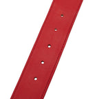 Gucci Interlocking 01 13 Red Suede Leather 1- Belt — view 7