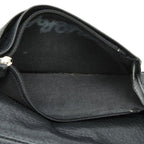 Chanel CC Logo Wild Stitch Wallet Black Leather — view 8