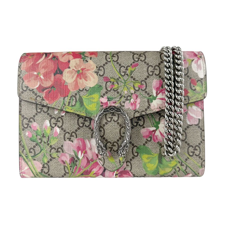 Gucci Chain Wallet GG Flora Dionysus