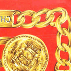 Chanel Scarf Chain Motif CC Logo Silk Red — view 6