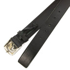 Gucci Interlocking Belt Leather Black SK — view 3