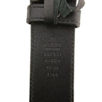 Gucci Interlocking Belt Leather Black SK — view 5