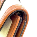 Louis Vuitton Portefeuille LV Pont Neuf Compact Leather Canvas Brown Beige — view 6