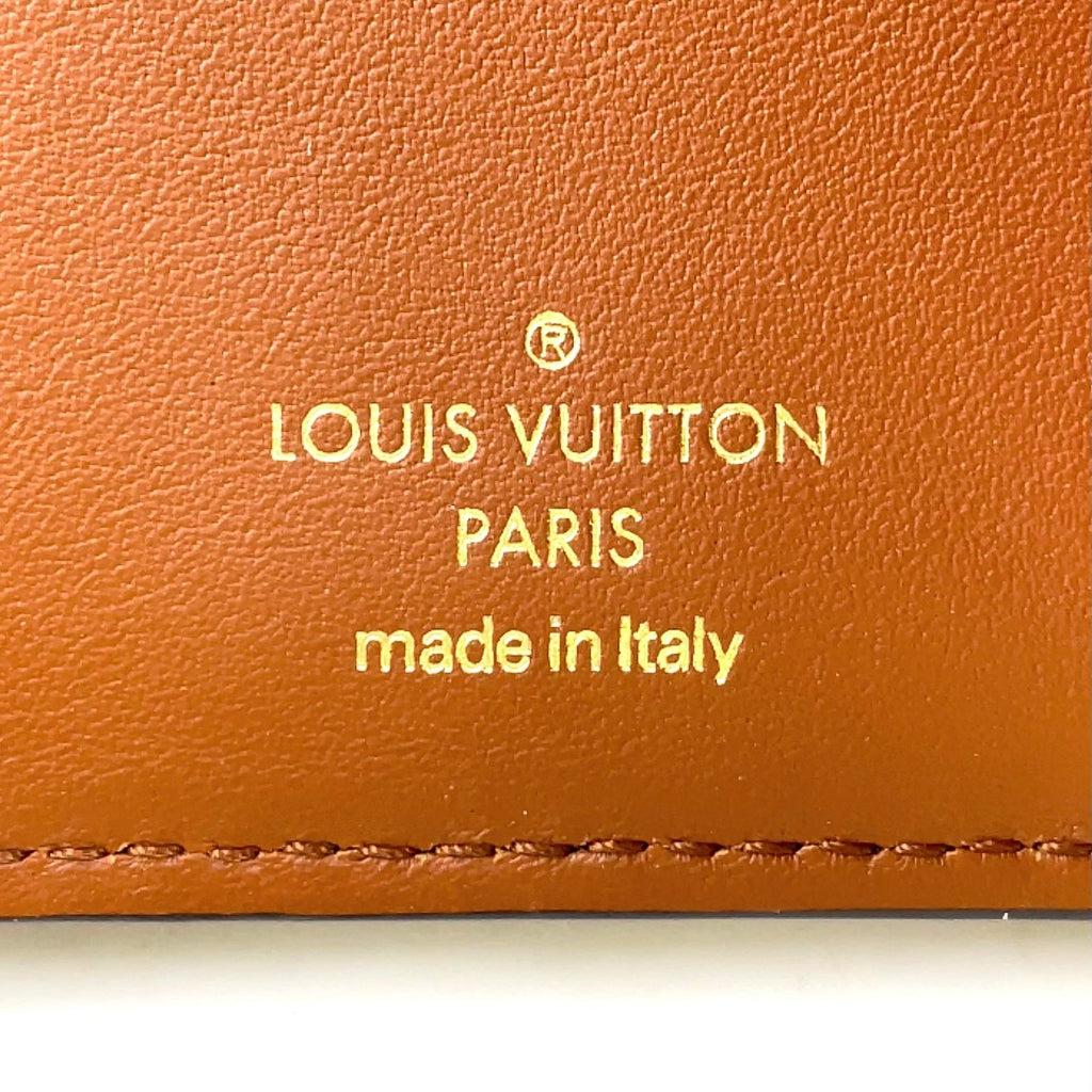Louis Vuitton Portefeuille LV Pont Neuf Compact Leather Canvas Brown Beige — view 4