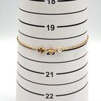 Louis Vuitton Petit Rhinestone Clear Gold Bracelet — view 9