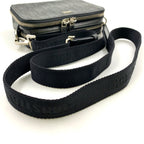 Dior Oblique Galaxy Leather Black Shoulder Bag Silver — view 5