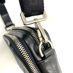 Dior Oblique Galaxy Leather Black Shoulder Bag Silver — view 8