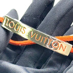 Louis Vuitton LV Space Metal Nylon Orange Silver Bracelet — view 9