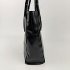 Prada Tote Black Enamel Vintage — view 4