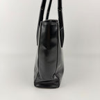 Prada Tote Black Enamel Vintage — view 5