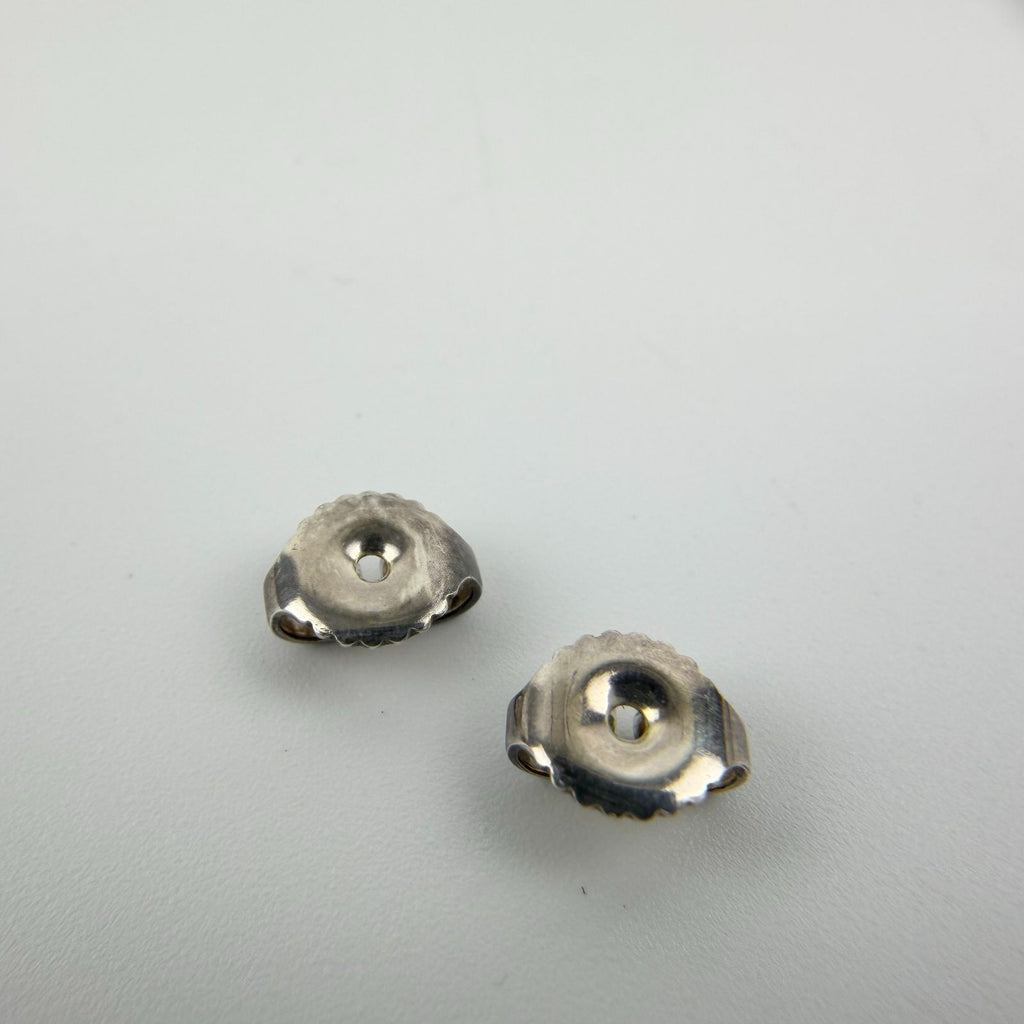 Chanel CC Logo Earrings 925 Sterling Silver Vintage — view 7