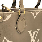 Louis Vuitton Bicolor Monogram Empreinte On The Go PM Bag — view 4