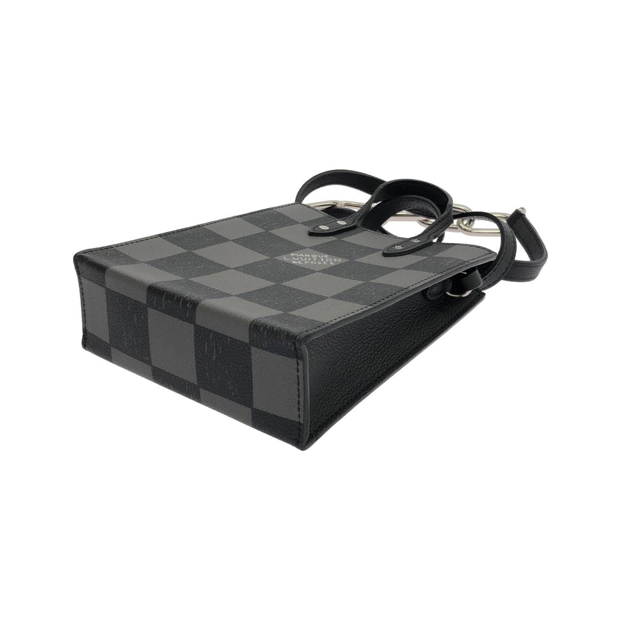 Louis Vuitton Damier Checkerboard Sac Plat XS Bag — view 3