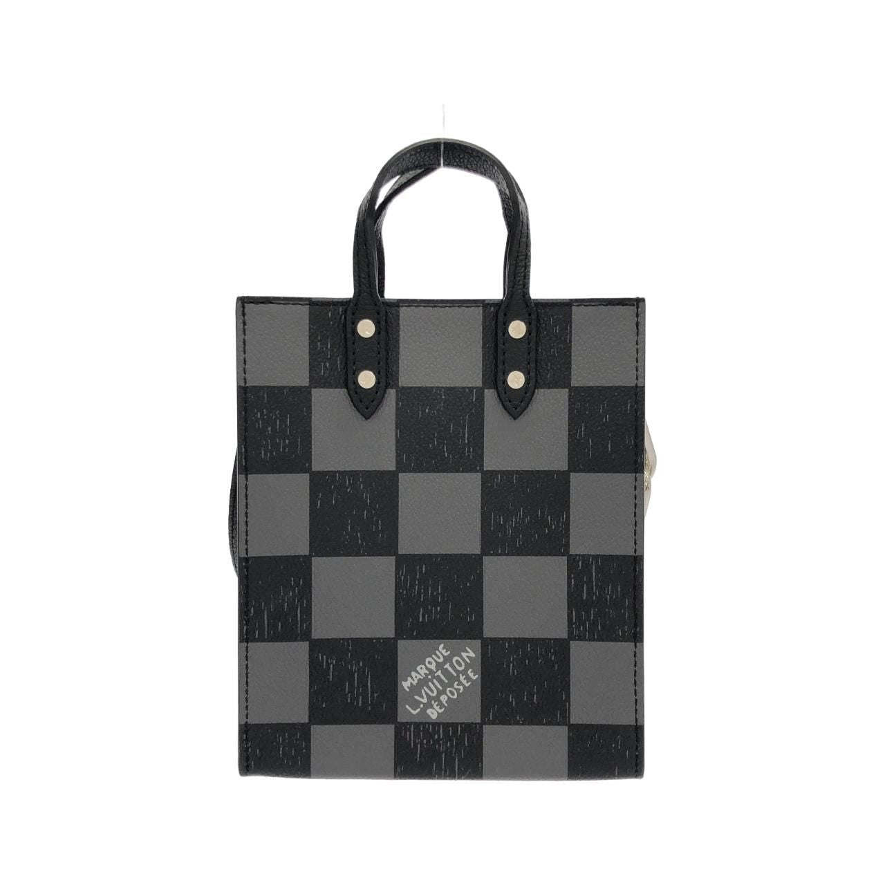 Louis Vuitton Damier Checkerboard Sac Plat XS Bag — view 2