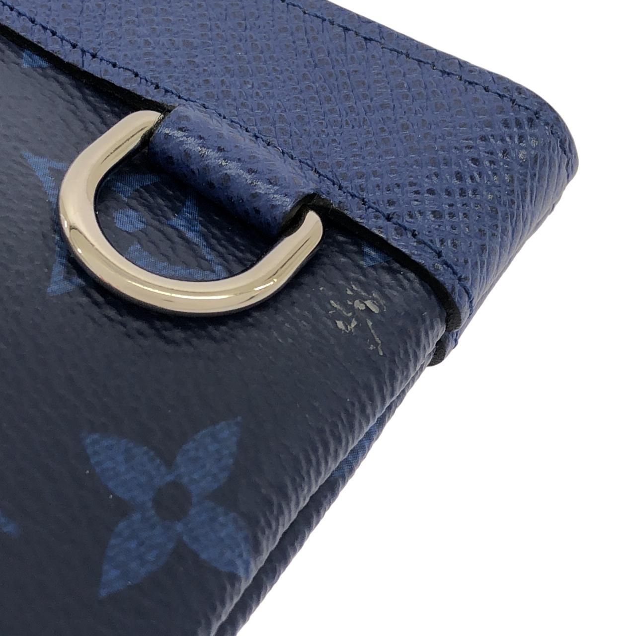 Louis Vuitton Taiga Llama Pochette Discovery PM Bag — view 5