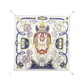 Hermes Stately Wheels Carre Scarf