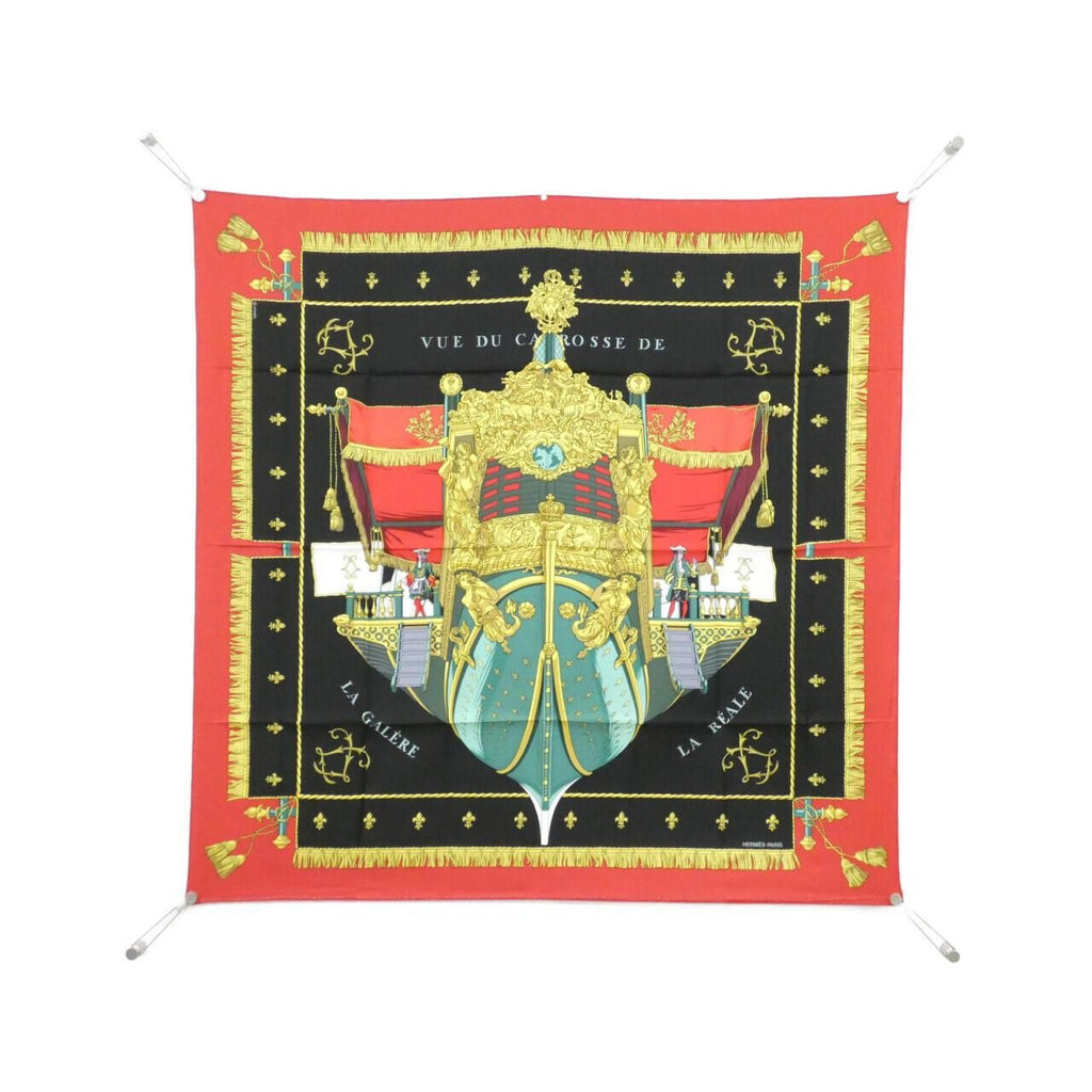 Hermes Vue du Carrose Carre Scarf
