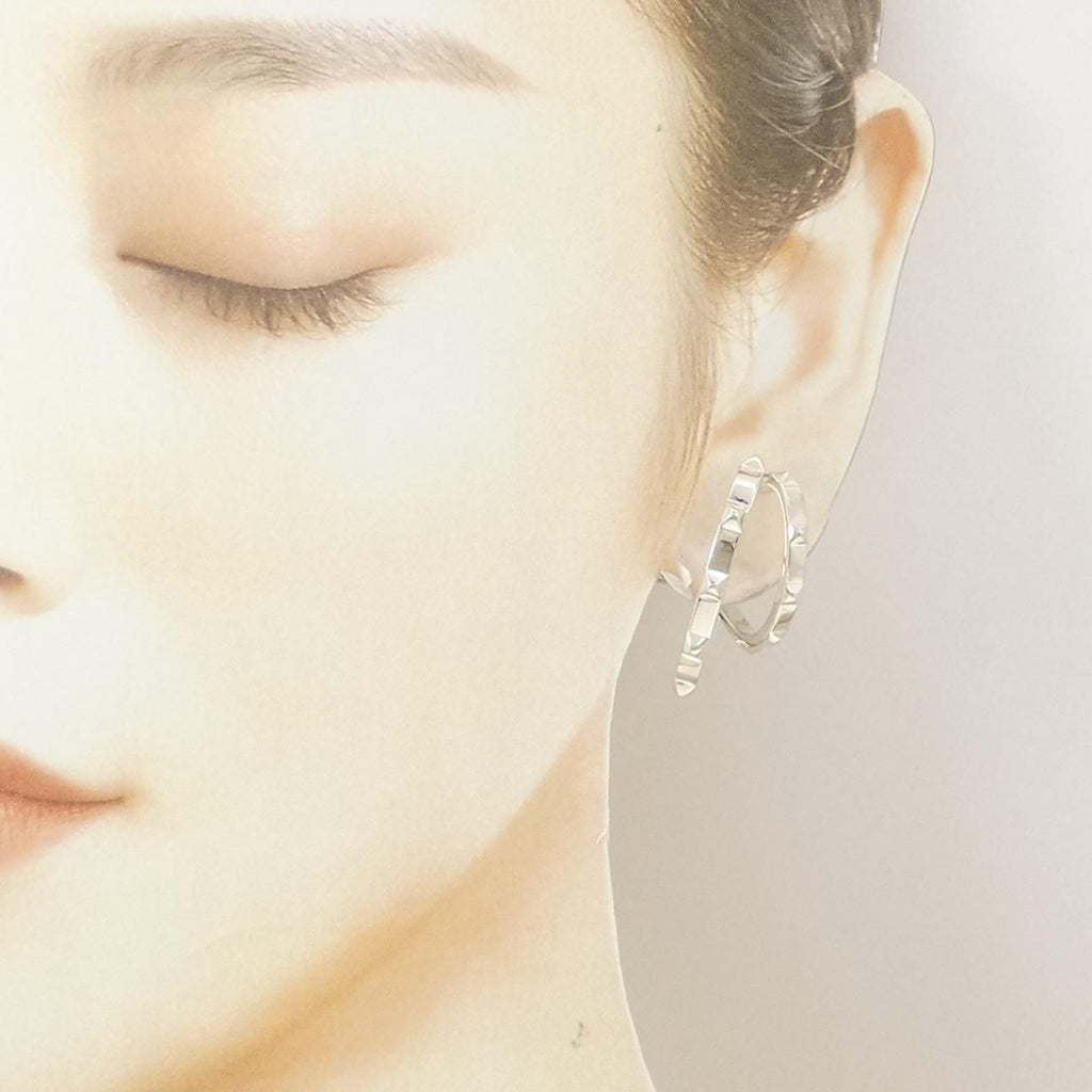 Hermes Clou de Ash Earrings — view 4