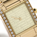Cartier Tank Francaise SM YG D YG Quartz Watch — view 8