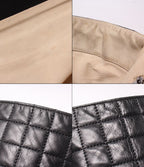 Chanel Chain Tote Shoulder Bag Silver Chocolate Bar — view 9