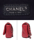 Chanel Chain Shoulder Bag Silver Bubble Quilt Quilted