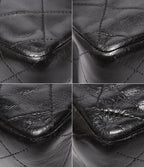 Chanel Chain Shoulder Bag Gold Mini Quilted Single Flap Lambskin — view 5