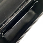 Dior Shoulder Bag 30 Montaigne Box Gray Dark Brown Black Leather — view 7