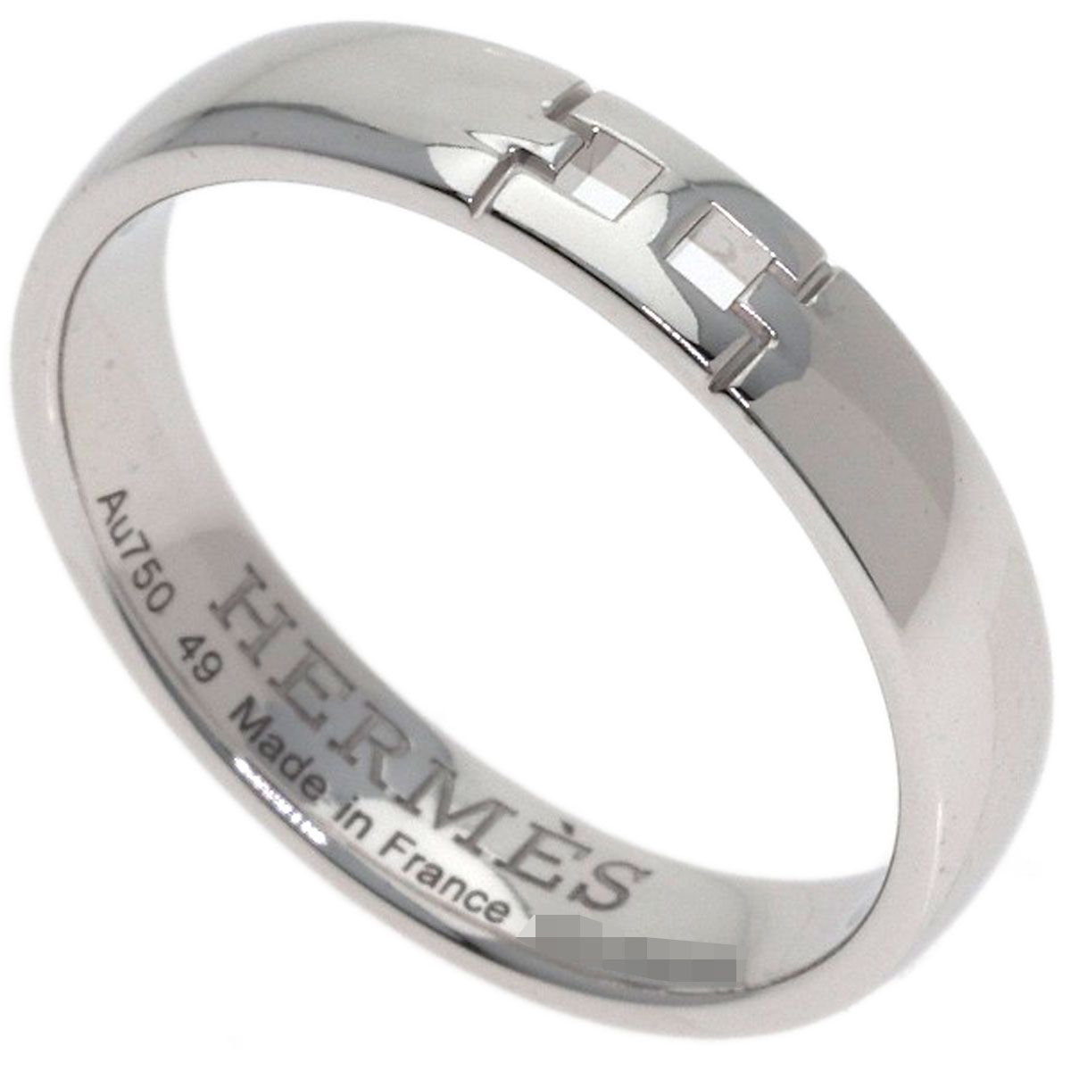 Hermes Ever Herakles 49 Ring 18k White Gold