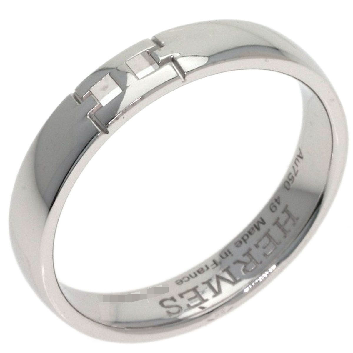 Hermes Ever Herakles 49 Ring 18k White Gold